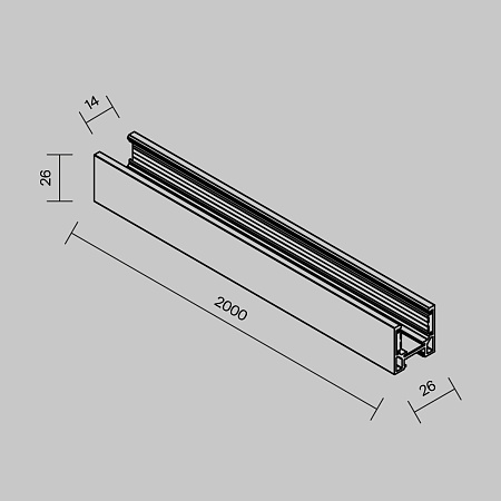Шинопровод Technical TRXMN034-412W - фото