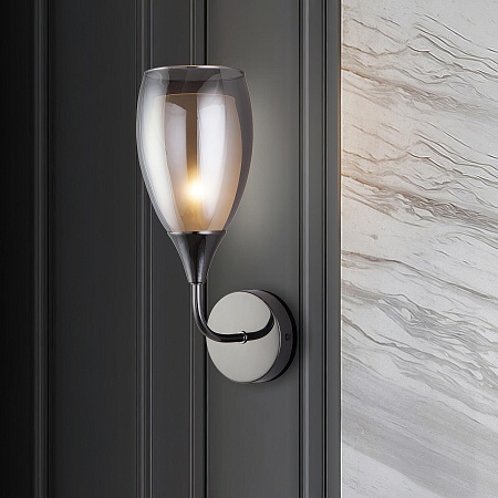 Настенный светильник Eurosvet 50285/1 черный жемчуг - фото