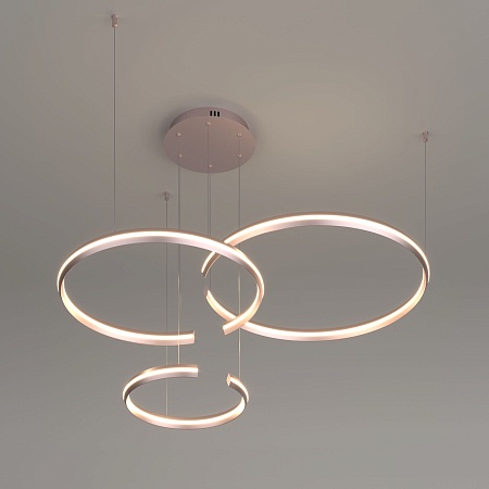 Подвесной светильник Eurosvet 90180/3 сатин-никель - фото