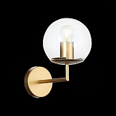 Светильник настенный ST-Luce Матовое золото/Прозрачный E27 1*40W SL1150.201.01