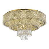 Светильник потолочный ST-Luce Латунь/Прозрачный, Янтарный E14 16*60W SL1637.302.16