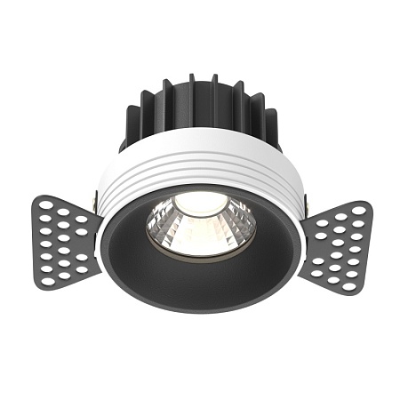 Встраиваемый светильник Technical Round DL058-12W4K-TRS-B - фото