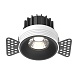 Встраиваемый светильник Technical Round DL058-12W4K-TRS-B - фото
