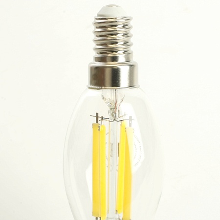 Лампа светодиодная Feron.PRO LB-1216 Свеча на ветру E14 6W 175-265V 4000K - фото