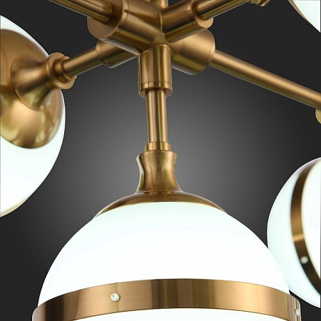 Светильник подвесной ST-Luce Бронза/Белый E14 9*40W SL1157.303.09 - фото