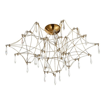 Светильник потолочный ST-Luce Золотистый/Прозрачный LED 78*0,35W 3000K SL6601.202.78 - фото