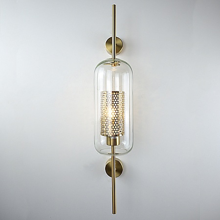 Настенный Светильник Catch Wall Cylinder L67 Brass Imperiumloft 189446-26 - фото