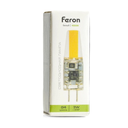 Лампа светодиодная Feron LB-423 G4 3W 230V 4000K - фото