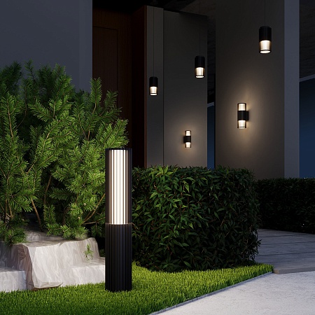 Светильник садово-парковый Entero 10W черный 4000К 35189/F Elektrostandard - фото