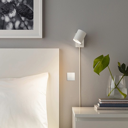 Розетка с функцией управления осветительным оборудованием FERON TM500, радиочастотная, белый - фото