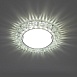 Светильник встраиваемый с белой LED подсветкой Feron CD4045 потолочный GX53 без лампы, прозрачный, хром - фото