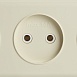 Розетка 3-местная б/з STEKKER, PST16-50-20 (RA 16-344-БЖ), пластик АВС, 250В, 16А, IP20, слоновая кость - фото