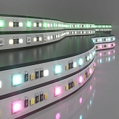 Светодиодная лента 24 В 16 Вт/м 90 Led/м 5050+2835+2835 IP20, MIX RGB/теплый белый 3300K/холодный белый 6500K, 5 м Лента светодиодная 24V 16W 90Led 5050+2835+2835 IP20 MIX RGB/теплый белый/холодный белый, 5м Elektrostandard