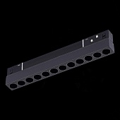 Магнитный трековый светильник Черный LED 1*12W 3000K 550Lm Ra&gt;90 36° IP20 L220xW22xH44 ST806.436.12