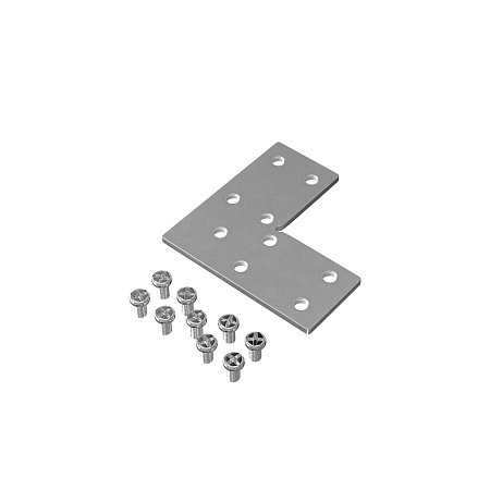 Крепеж для углового соединения накладного шинопровода Exility - фото