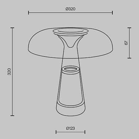 Настольный светильник Maytoni MOD484TL-L8BK - фото