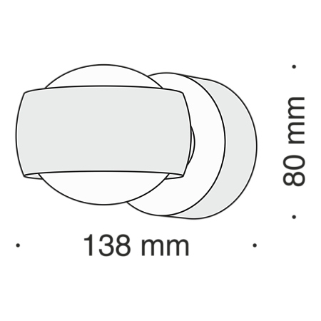 Настенный светильник (бра) Technical Lens MOD072WL-L8B3K - фото