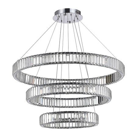 Люстра подвесная ST-Luce Хром/Прозрачный LED 1*122W 4000K SL1622.103.03 - фото