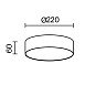 Потолочный светильник Technical Zon C032CL-24W3K-RD-W - фото