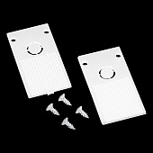 Заглушка к магнитному шинопроводу (2шт) ST-Luce Белый ST005.569.00