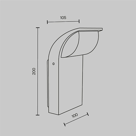 Настенный светильник (бра) Outdoor O446WL-L7GF3K - фото