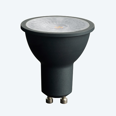 Лампа светодиодная Feron.PRO LB-1607 GU10 7W 175-265V 2700K в черном корпусе - фото