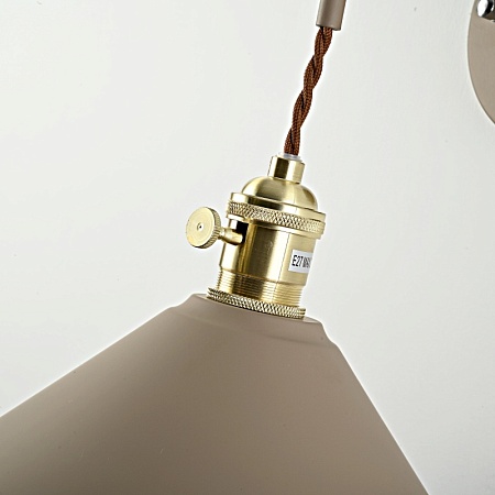 Бра С Подвесным Плафоном Braid Wall Khaki Imperiumloft 181880-26 - фото