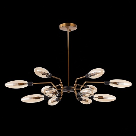 Люстра подвесная ST-Luce Латунь/Коньячный G9 12*5W SL1174.303.12 - фото