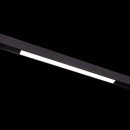 Магнитный трековый светильник Черный LED 1*12W 4000K 780Lm Ra>90 120 IP20 L406xW22xH44 ST360.446.12 - фото
