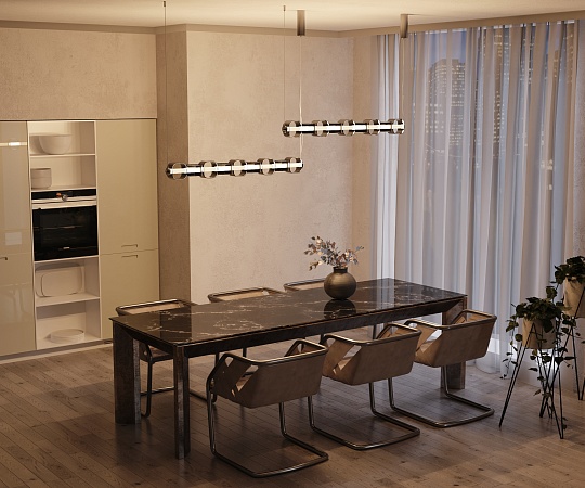 Подвесной светильник Maytoni Ritmo MOD381PL-L45CH3K - фото
