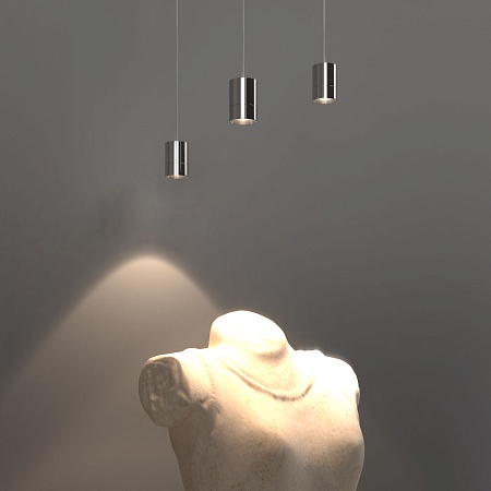 Подвесной акцентный светильник Eurosvet 50248/1 LED/ хром - фото