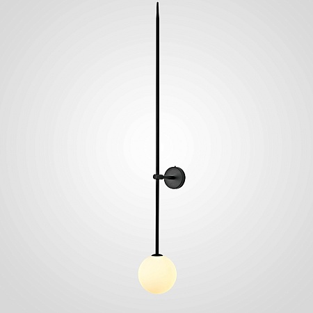 Настенный Светильник Lines Ball 100 Black Imperiumloft 140827-26 - фото