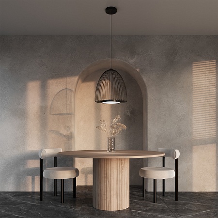 Подвесной светильник Eurosvet 40010/1 LED черный - фото