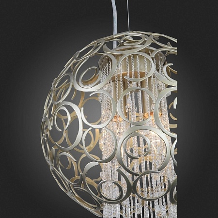 Люстра подвесная ST-Luce Шампань/Шампань, Прозрачный E14 2*40W SL1101.203.02 - фото