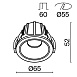 Встраиваемый светильник Technical Alfa LED DL043-01-10W3K-RD-WB - фото