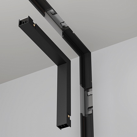 Трековая система Technical встраиваемая низковольтная (48 Вольт) чёрная 200x200 TS-R-200-TR176-1-3WTW-M-B