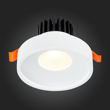 Св-к встр. Белый LED 1*10W 4000K 750Lm Ra>90 38° IP20 D100xH75 170-240V ST751.548.10 - фото