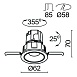 Встраиваемый светильник Technical Wise DL057-7W3K-B - фото