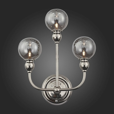 Бра ST-Luce Никель/Дымчатый G9 3*5W SL552.101.03 - фото