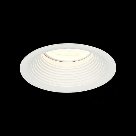 Св-к встр. Белый GU10 1*50W D89xH40 220V Без ламп ST202.508.01 - фото