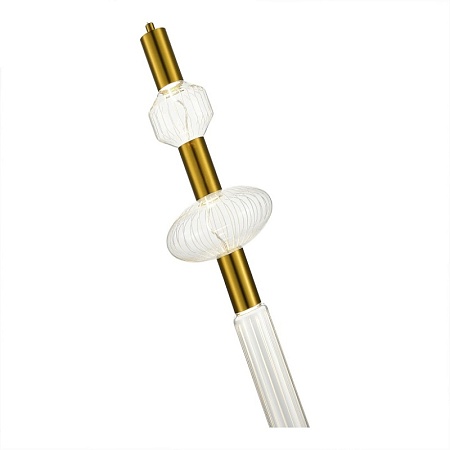 Светильник подвесной ST-Luce Латунь/Золотой, Прозрачный LED 3*3W 3000K SL6117.203.03 - фото