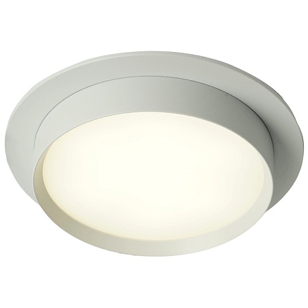 Светильник встраиваемый Feron DL507 потолочный GX53 белый круг - фото