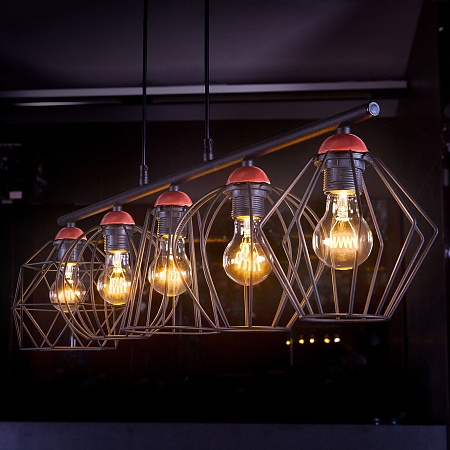 Филаментная светодиодная лампа G95 8W 3300K E27 тонированная BLE2709 Elektrostandard - фото