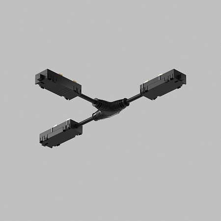 TR2115-BK Гибкий Т-образный, электрический коннектор трека SMART, черный - фото