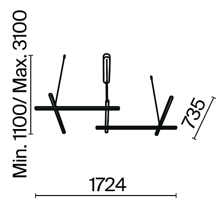 Подвесной светильник Maytoni Radiance MOD278PL-L86G3K1 - фото