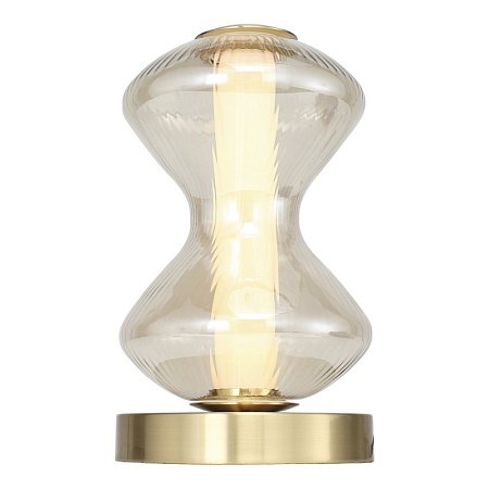 Прикроватная лампа ST-Luce золото/коньячный LED 1*6W 3000K SL6136.204.01 - фото