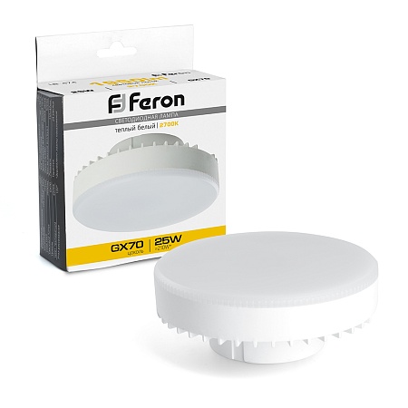 Лампа светодиодная Feron LB-474 GX70 25W 175-265V 2700K - фото