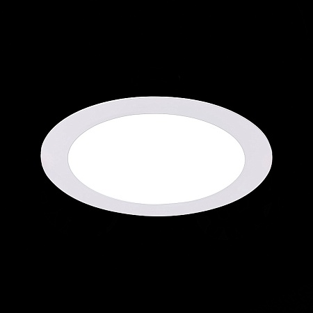 Св-к встр. Белый LED 1*12W 3000K 816Lm Ra80 110° IP20 D170xH8 90-265V ST209.538.12 - фото