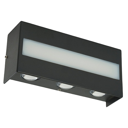 Светильник уличный светодиодный Feron DH902, 12W, 950Lm, 4000K, черный - фото