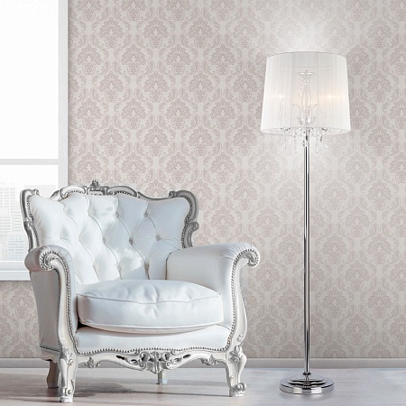 Напольный светильник Eurosvet 2045/3F хром/белый - фото